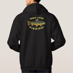 Bruine forel "Wish I was Gevist" Hoodie