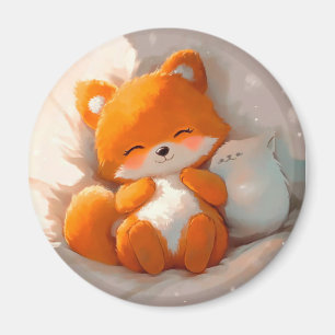 Bruine fox magneet