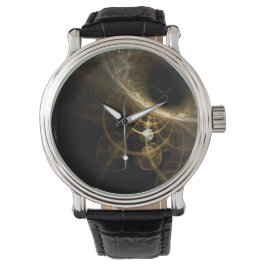 Bruine fractaal horloge