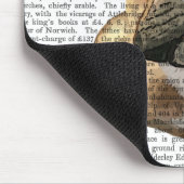 Bruine Franse Bulldog met groen Pet 2 Muismat (Hoek)