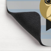 Bruine Frenchie Bulldog, Strepen Muismat (Hoek)