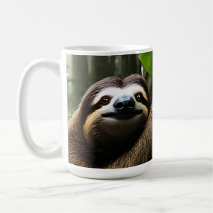 Bruine Fuzzy Sloth, koffie-Mok Koffiemok