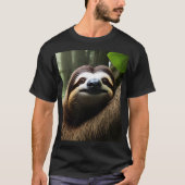 Bruine Fuzzy Sloth T-shirt (Voorkant)