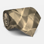 Bruine gebogen driehoeken of rimpels. stropdas (Opgerold)