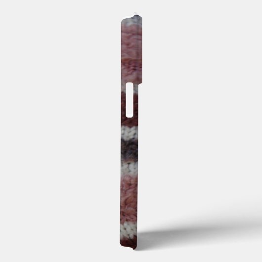 Bruine gebreide strepen  stijl Fun Gebreid Case-Mate iPhone Case (Achterkant / Rechts)