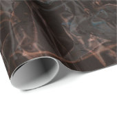 Bruine gedroogde bladeren op de grond cadeaupapier (Rol Hoek)