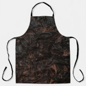 Bruine gedroogde bladeren op de grond schort (Voorkant)