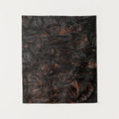 Bruine gedroogde bladeren op de grond wandkleed (Voorkant)