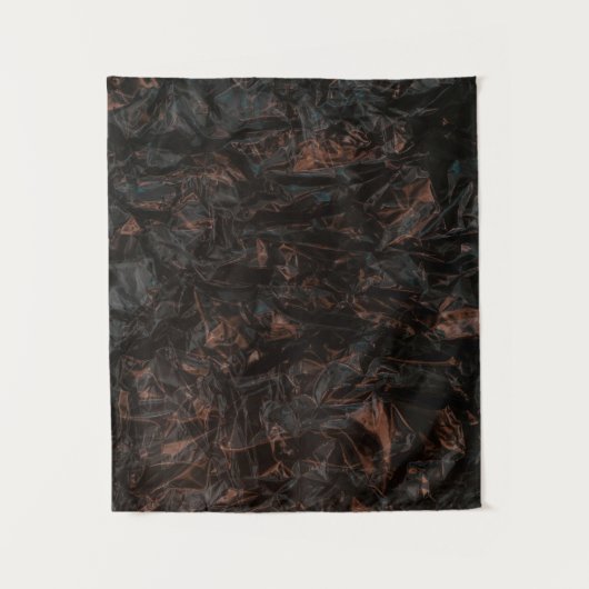 Bruine gedroogde bladeren op de grond wandkleed (Voorkant)