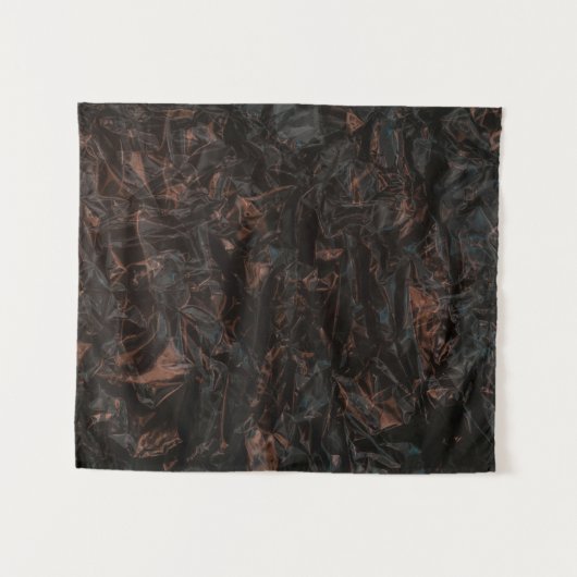 Bruine gedroogde bladeren op de grond wandkleed (Voorkant (horizontaal))