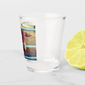 Bruine geit shot glas (Rechts)