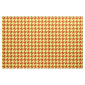 Bruine Gele Houndstooth Schotse ruit Stof (Fat Quarter)