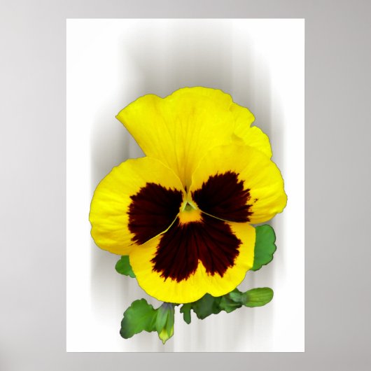 bruine gele paniek poster (Voorkant)