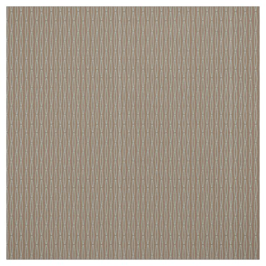 Bruine geometrische herhaling stof (Swatch)