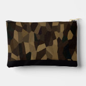 Bruine geometrische vormen patroon Sticker Etui (Achterkant)