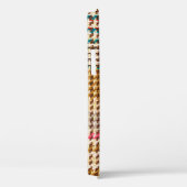 Bruine geruite stof, Schotse wol. Case-Mate iPhone Case (Achterkant / Rechts)