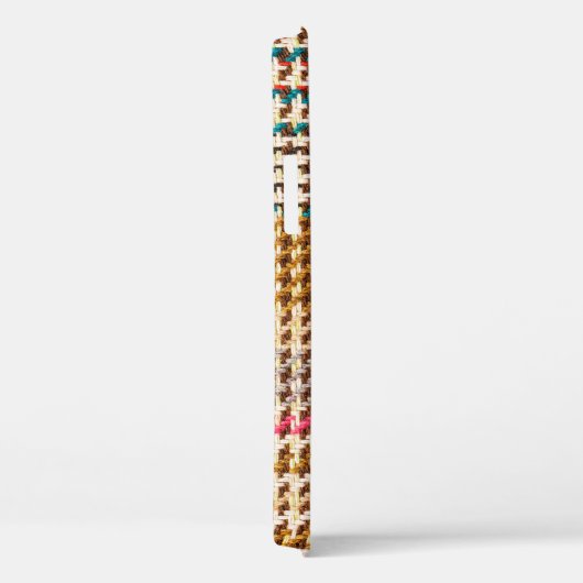 Bruine geruite stof, Schotse wol. Case-Mate iPhone Case (Achterkant / Rechts)