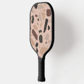 Bruine gespikkelde Pickleball Paddle (Links)