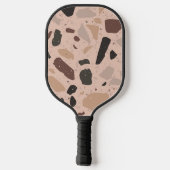 Bruine gespikkelde Pickleball Paddle (Achterkant)