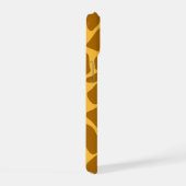Bruine Giraffe Dierenprint Patroon | Stijlvol Hoes iPhone 15 Case (Rechterkant)