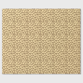 Bruine Giraffe Patroon – Minimalistisch Dierprint Cadeaupapier
