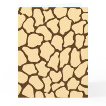 Bruine Giraffe Patroon – Minimalistisch Dierprint