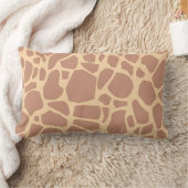 Bruine Giraffe Print Lumber Pillow Kussen (Deken)