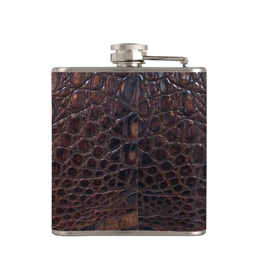 Bruine glaaskolf #1 heupfles (Achterkant)