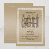 Bruine glitters en bruinbier kaart (Voorkant / Achterkant)