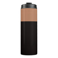 Bruine Glossy Thermische Tumbler – Hete & Koude Mo