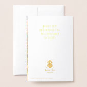 Bruine & gouden PCB-printplaat elektronisch gedruk Folie Kaarten (Met envelop)