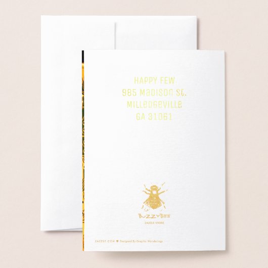 Bruine & gouden PCB-printplaat elektronisch printc Folie Kaarten (Met envelop)