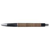 Bruine Gouden Strepen Pen (Voorkant)