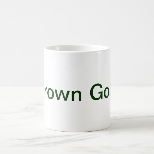 Bruine goudkoffie-Mok Koffiemok (Center)