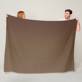 Bruine Gradiënt Fleece Deken