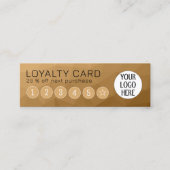 Bruine Gradiënt Geometrische Mesh Patroon Custom L Klantenkaartje (Voorkant)