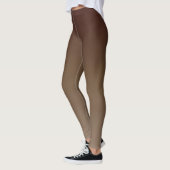 Bruine gradiënt leggings (Links)