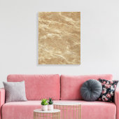 Bruine graniet canvas afdruk (Insitu (Woonkamer))