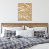 Bruine graniet canvas afdruk (Insitu (Slaapkamer))