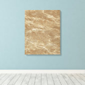 Bruine graniet canvas afdruk (Insitu (Houten vloer))