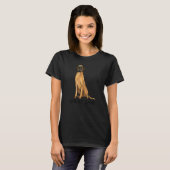 Bruine Great Dane Dolle Hond T-shirt (Voorkant volledig)