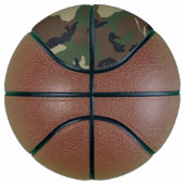 Bruine groene kamouflage basketbal (Rechts)