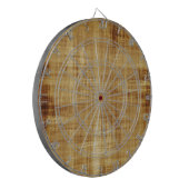Bruine grunge dartbord (Voorkant Links)