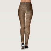 Bruine grunge leggings (Achterkant)