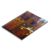 Bruine grunge stijl notitieboek (Linkerzijde)