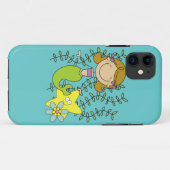 Bruine Haired Meermin Case-Mate iPhone Case (Achterkant (horizontaal))