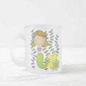 Bruine Haired Meermin Matglas Koffiemok (Links)