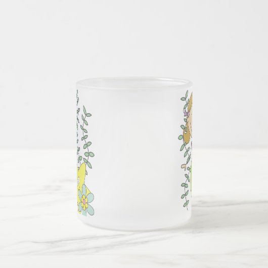 Bruine Haired Meermin Matglas Koffiemok (Center)