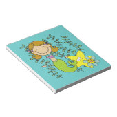 Bruine Haired Meermin Notitieblok (Schuin)