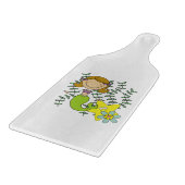 Bruine Haired Meermin Snijplank (Hoek)